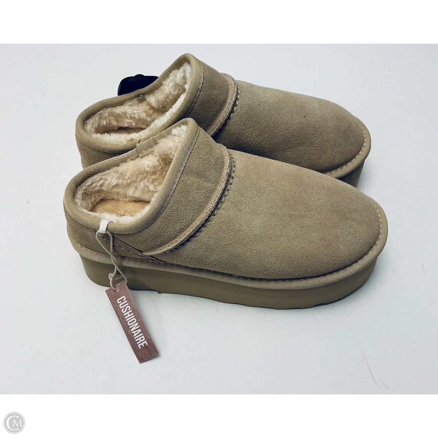Boots Ankle Flats By Cushionaire In Tan, Size: 8