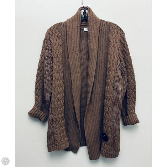 Sweater Cardigan By Haven In Brown, Size: L