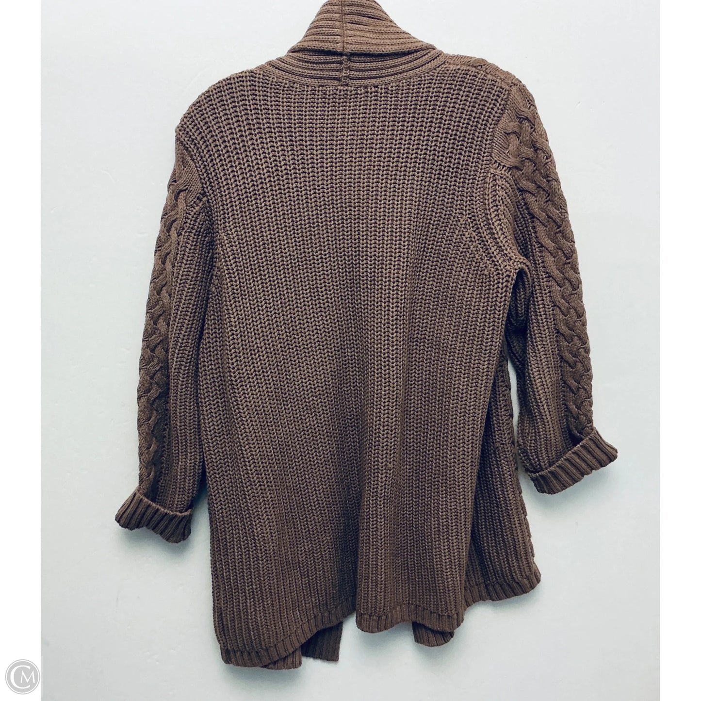 Sweater Cardigan By Haven In Brown, Size: L