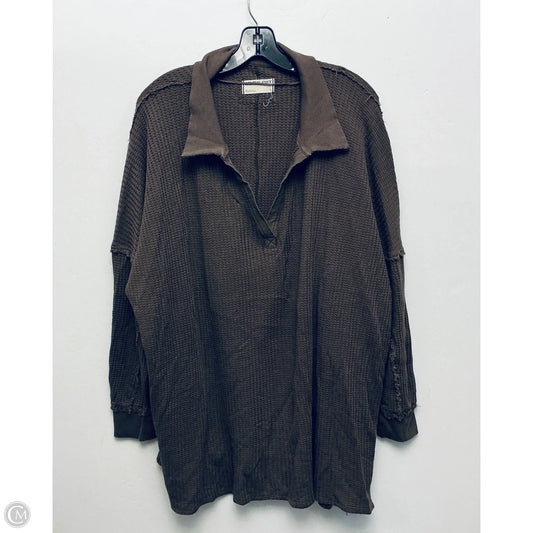 Top Long Sleeve By We The Free In Green, Size: L