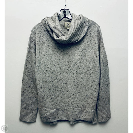 Sweater Cashmere By Clothes Mentor In Grey, Size: L