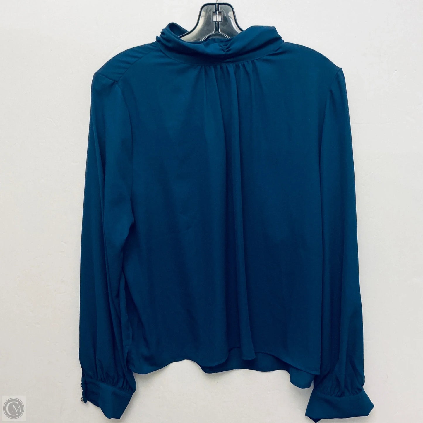 Top Long Sleeve By Karen Millen In Navy, Size: L