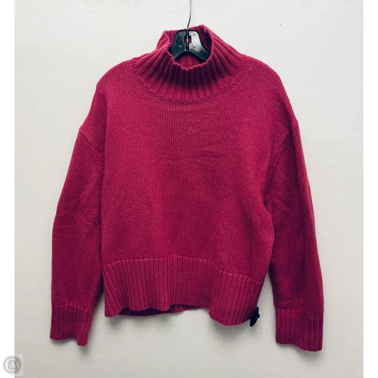 Sweater By Ann Taylor In Pink, Size: L