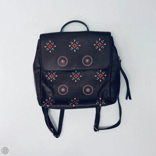 Backpack Designer By Fossil, Size: Medium