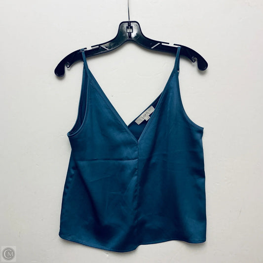 Top Sleeveless By Loft In Blue, Size: S