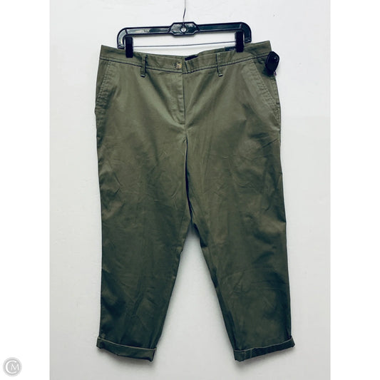 Pants Chinos & Khakis By Talbots In Green, Size: 14