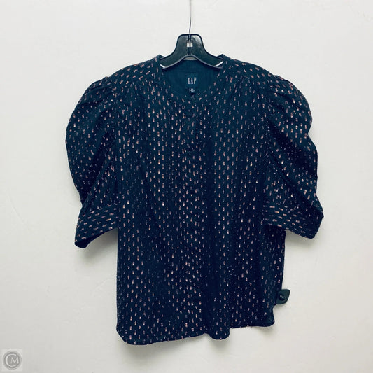 Top Short Sleeve By Gap In Navy, Size: Xl