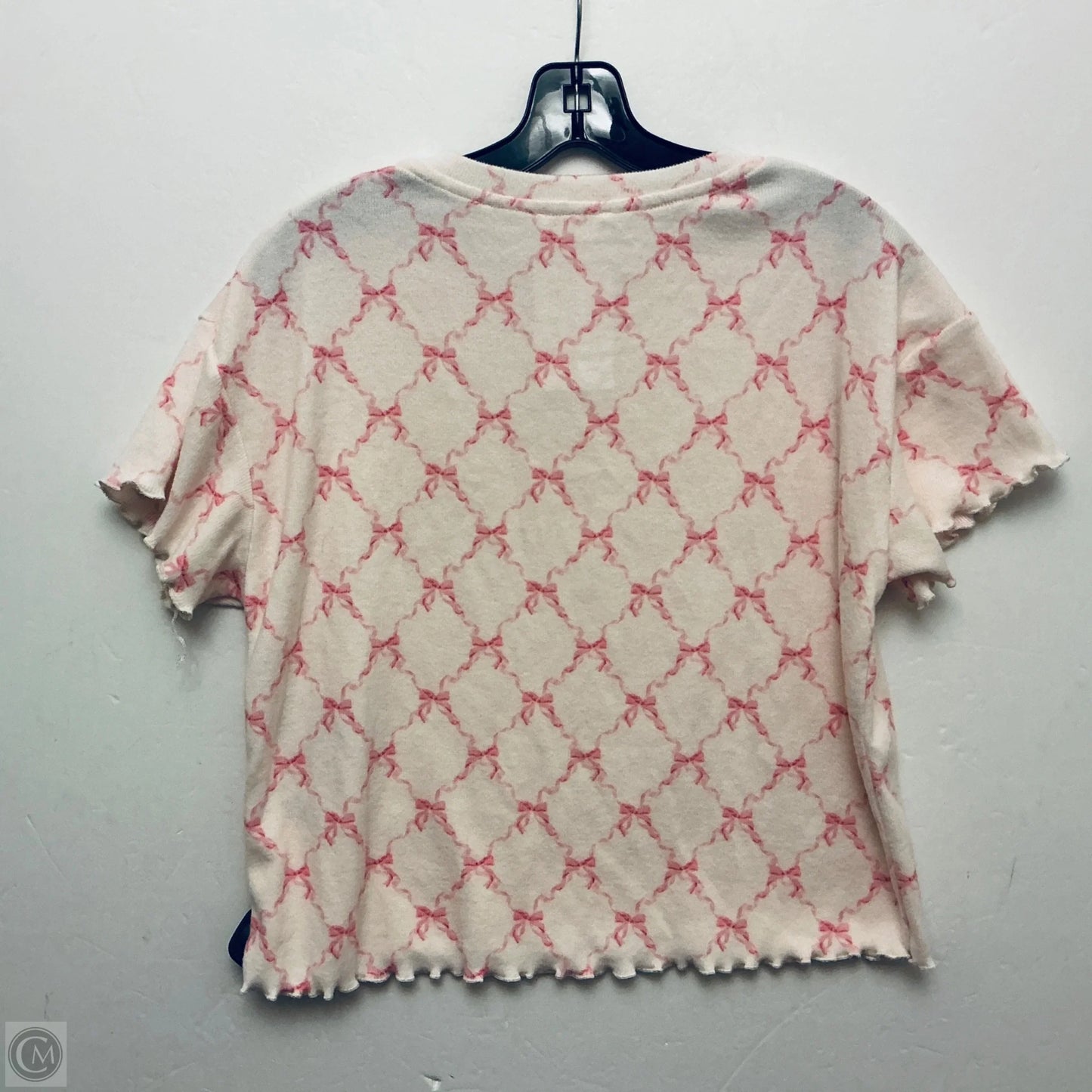 Top Short Sleeve By Storia In Pink, Size: M