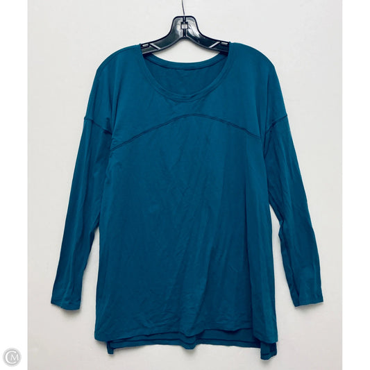Top Long Sleeve By Lululemon In Blue, Size: L