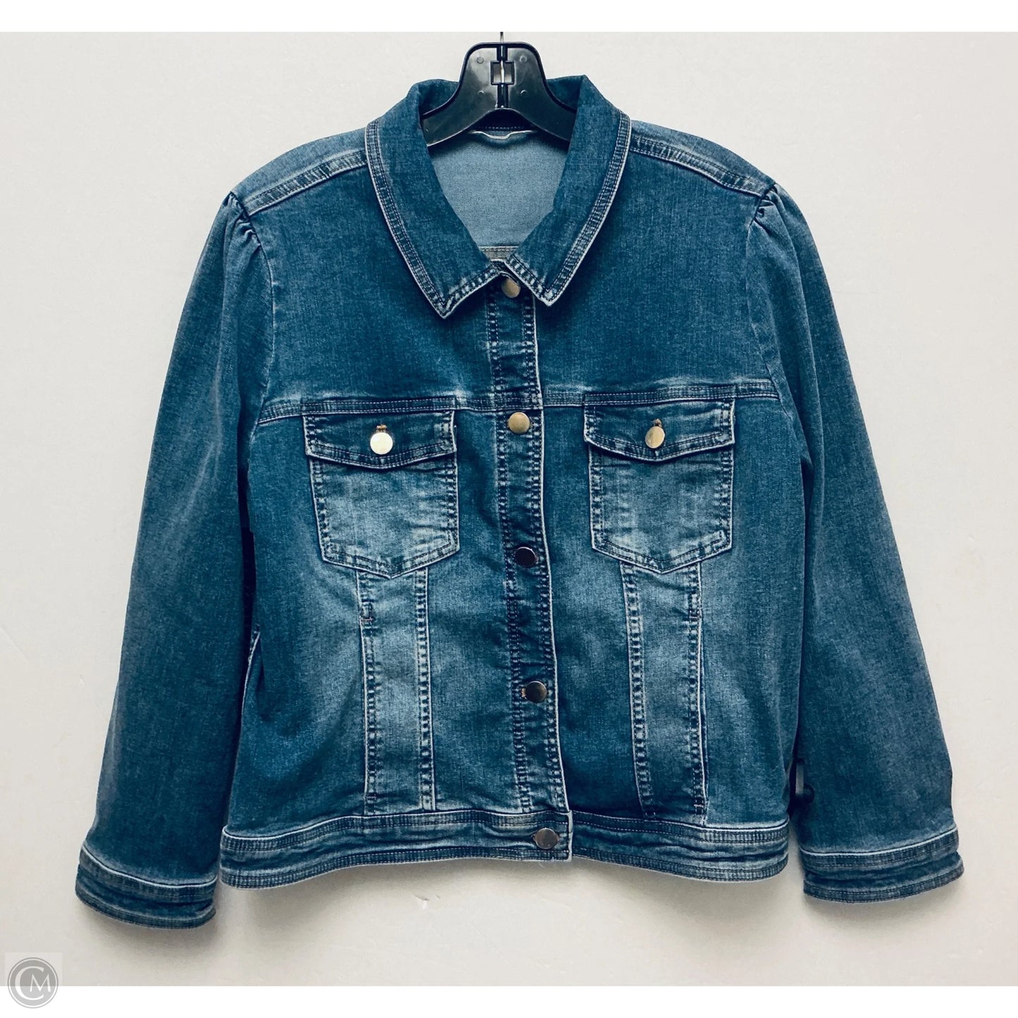 Jacket Denim By Soft Surroundings In Blue, Size: Lp