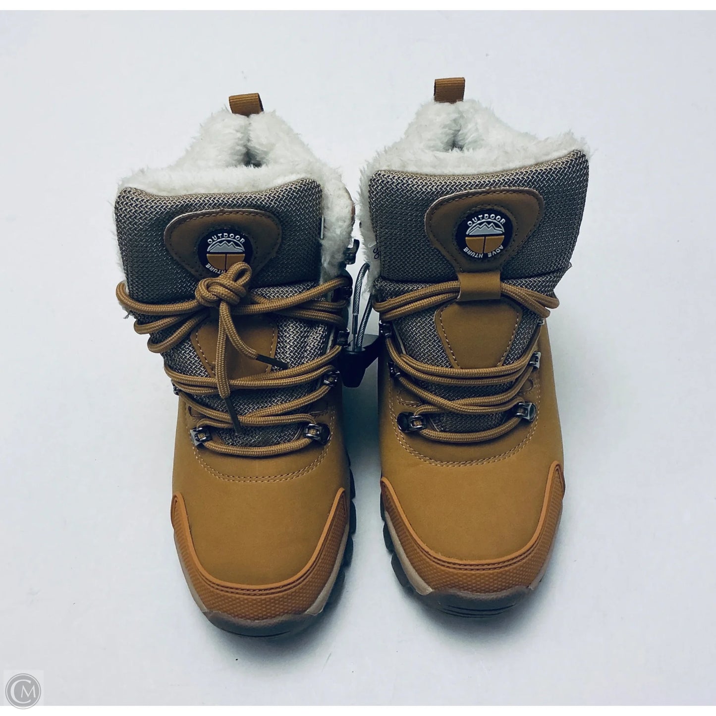 Boots Hiking By Outdoor Voices In Yellow, Size: 7