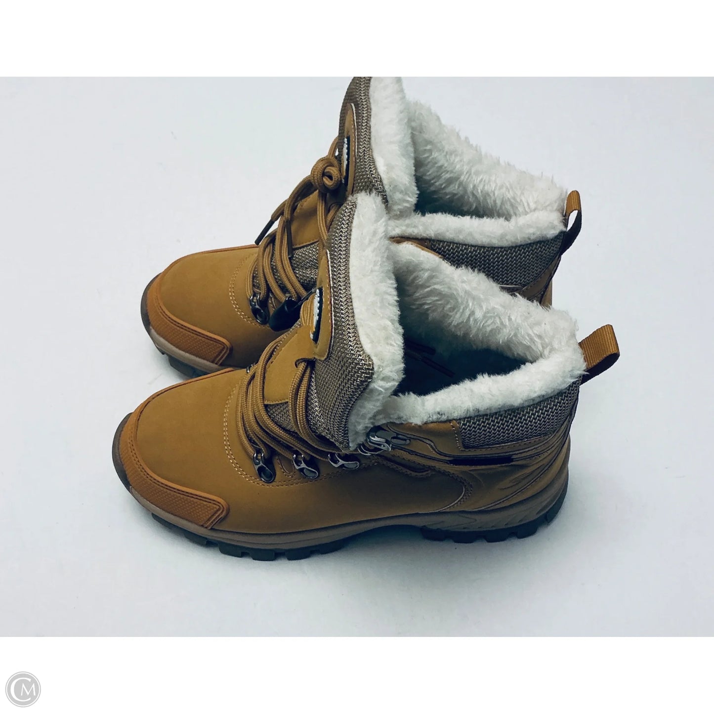 Boots Hiking By Outdoor Voices In Yellow, Size: 7