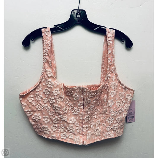 Top Sleeveless By Wild Fable In Pink, Size: Xxl