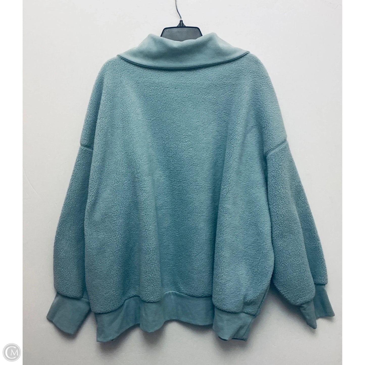 Jacket Faux Fur & Sherpa By A New Day In Green, Size: 4x