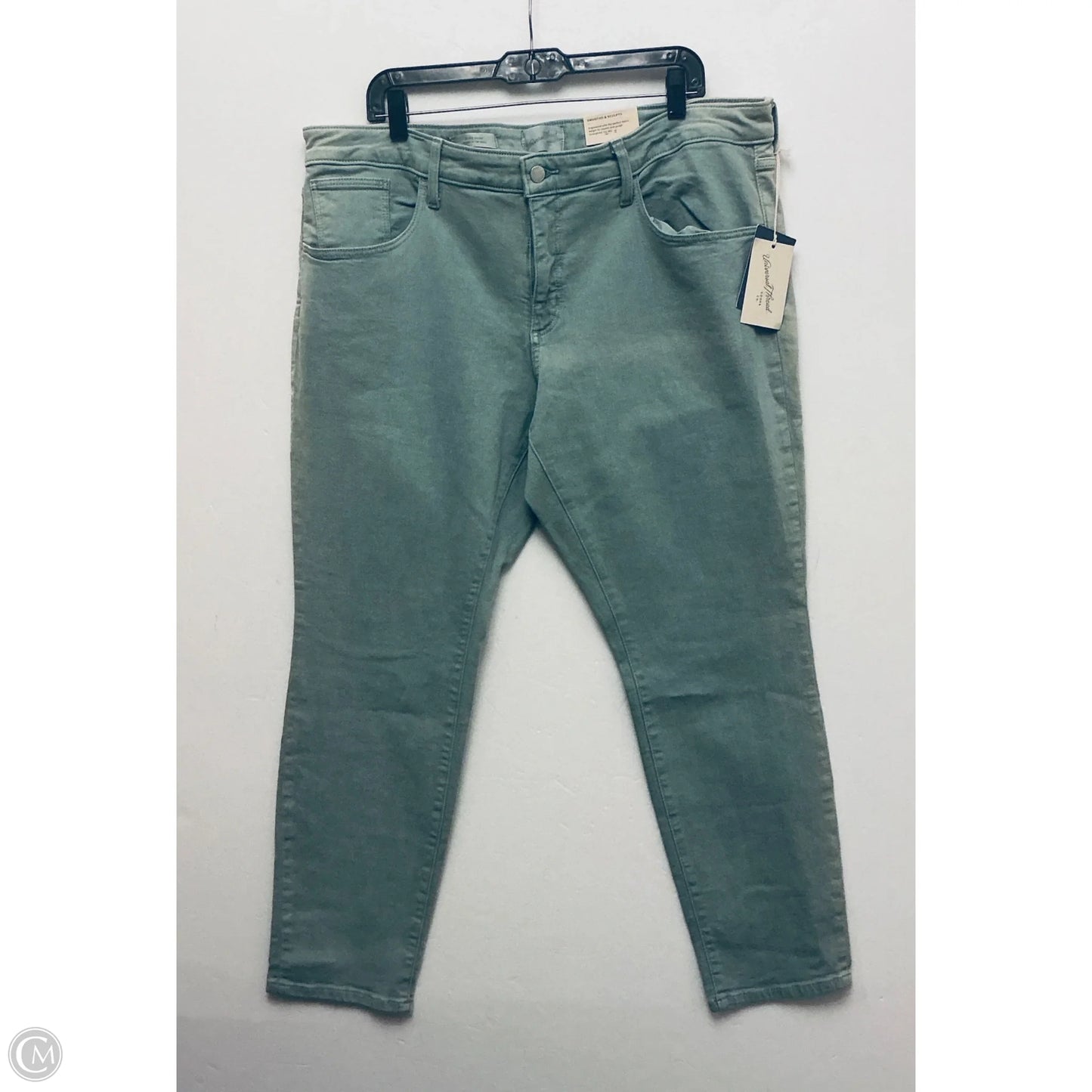 Jeans Skinny By Universal Thread In Green, Size: 18