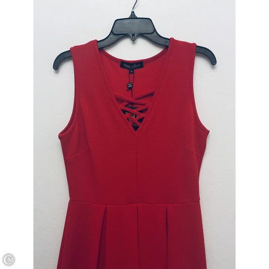Dress Casual Midi By White Mark In Red, Size: M