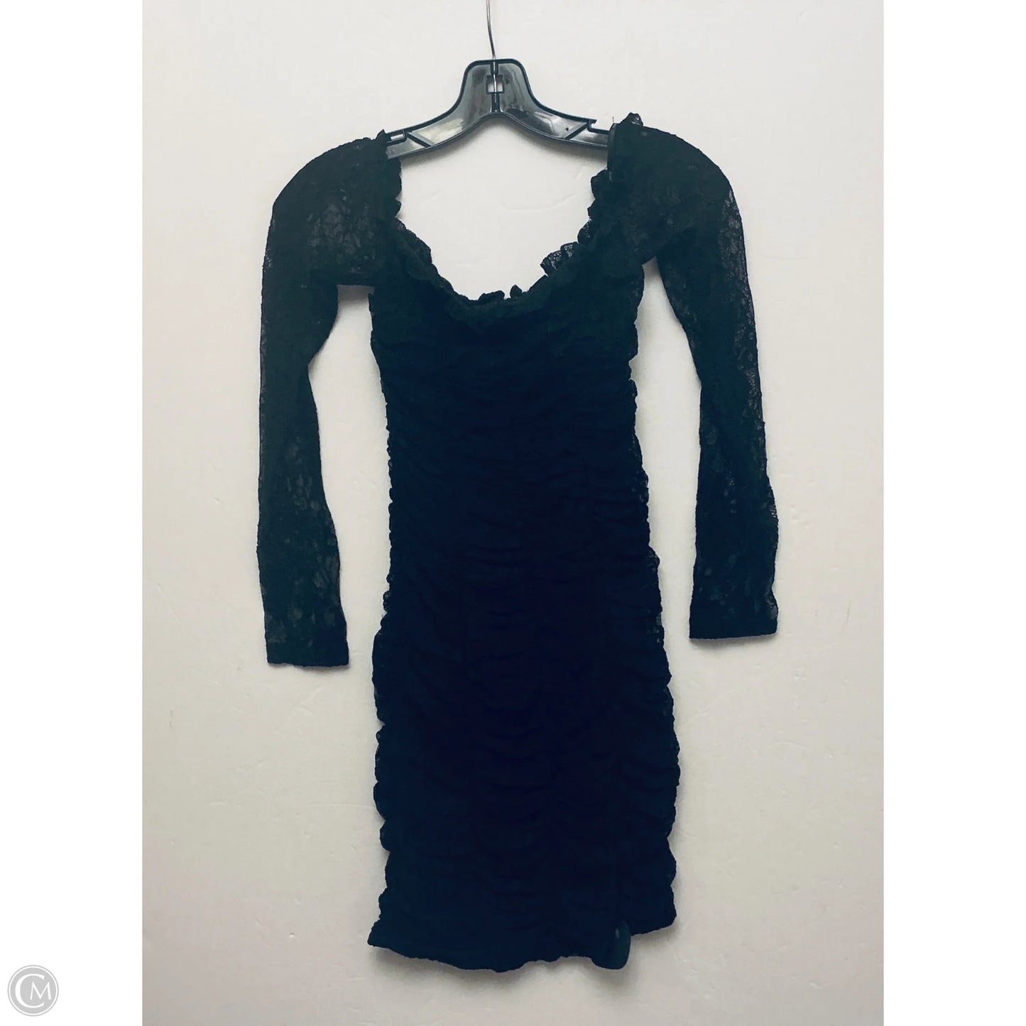 Dress Casual Midi By Forever 21 In Black, Size: S