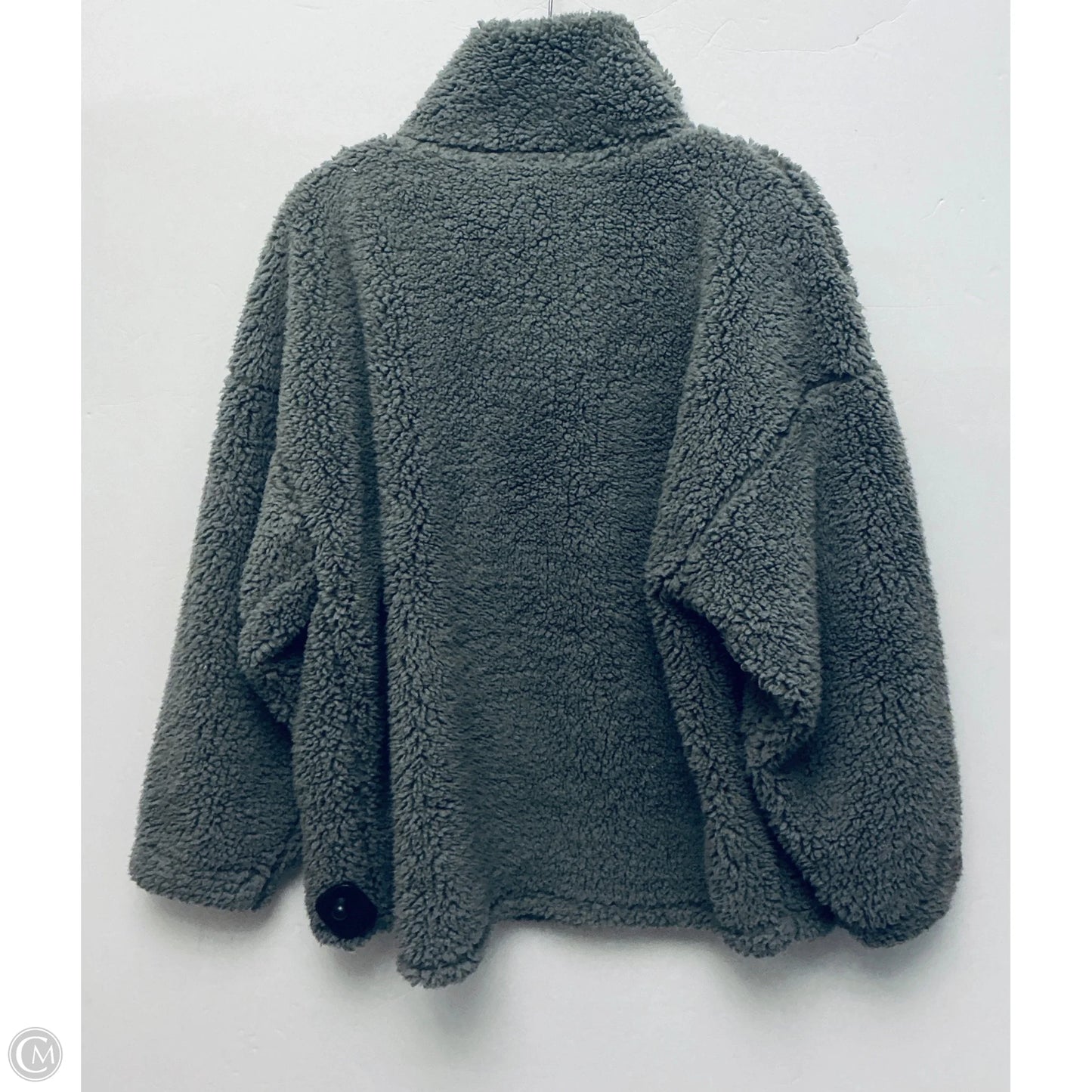 Jacket Faux Fur & Sherpa By Glyder In Green, Size: M