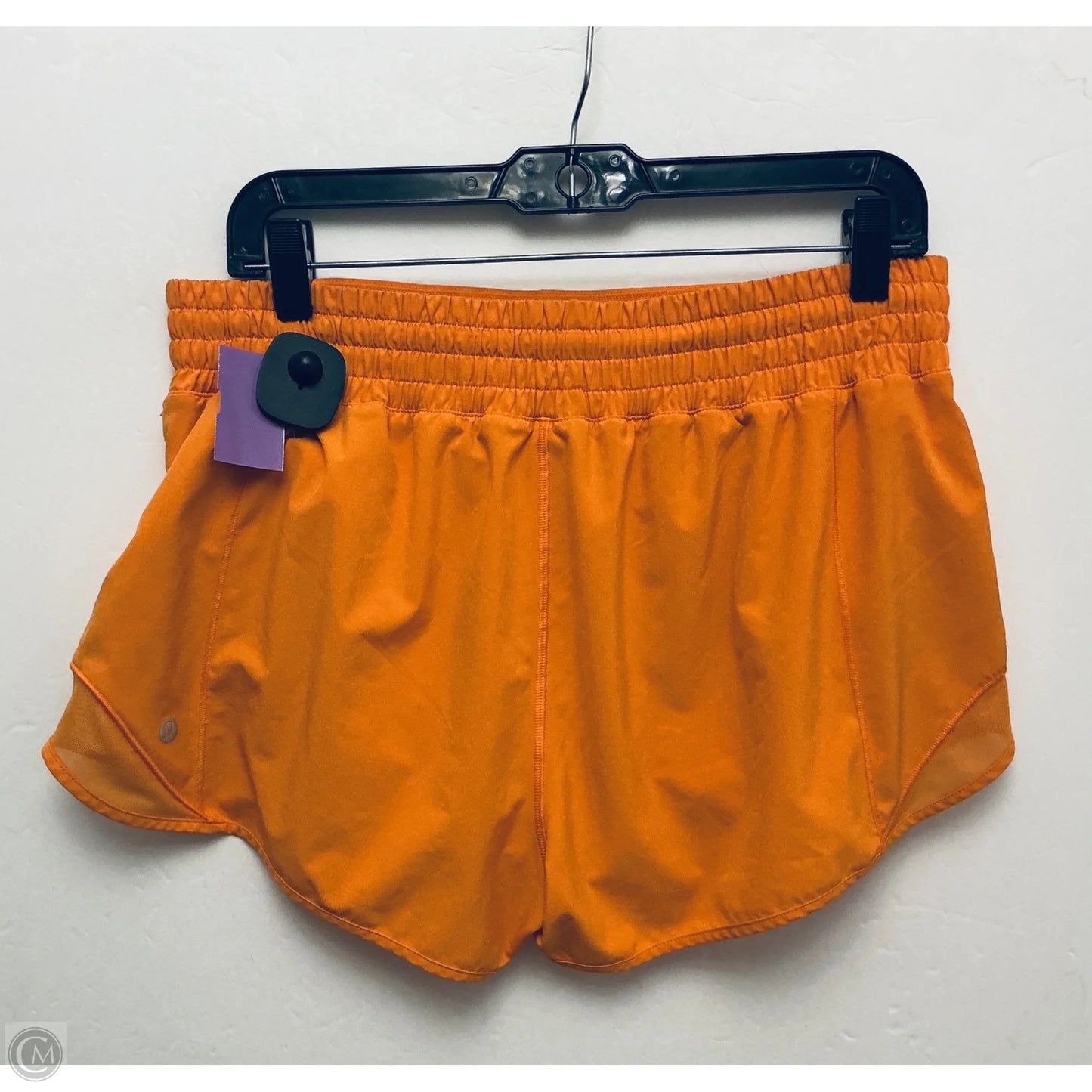 Athletic Shorts By Lululemon In Orange, Size: 12