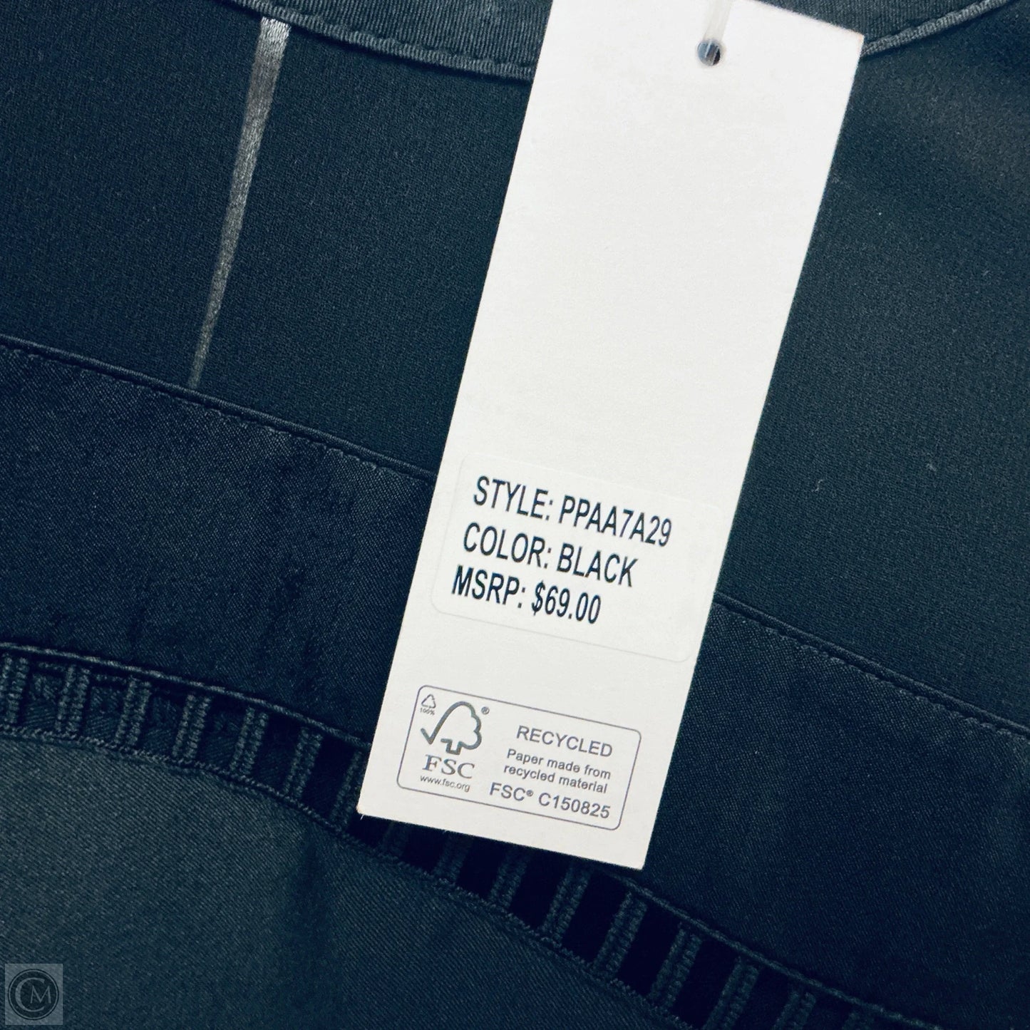 Top Short Sleeve By Dkny In Black, Size: 2x