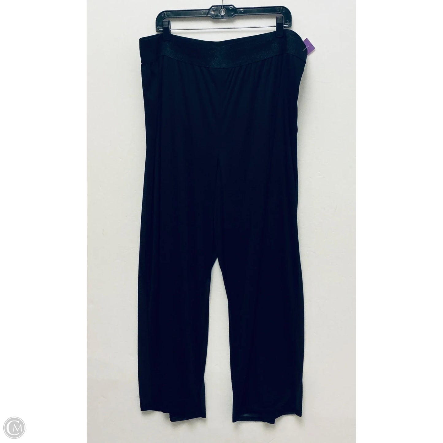 Pants Wide Leg By In Studio In Black, Size: 3x