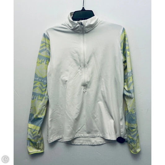 Athletic Jacket By Nike Apparel In White, Size: Xl