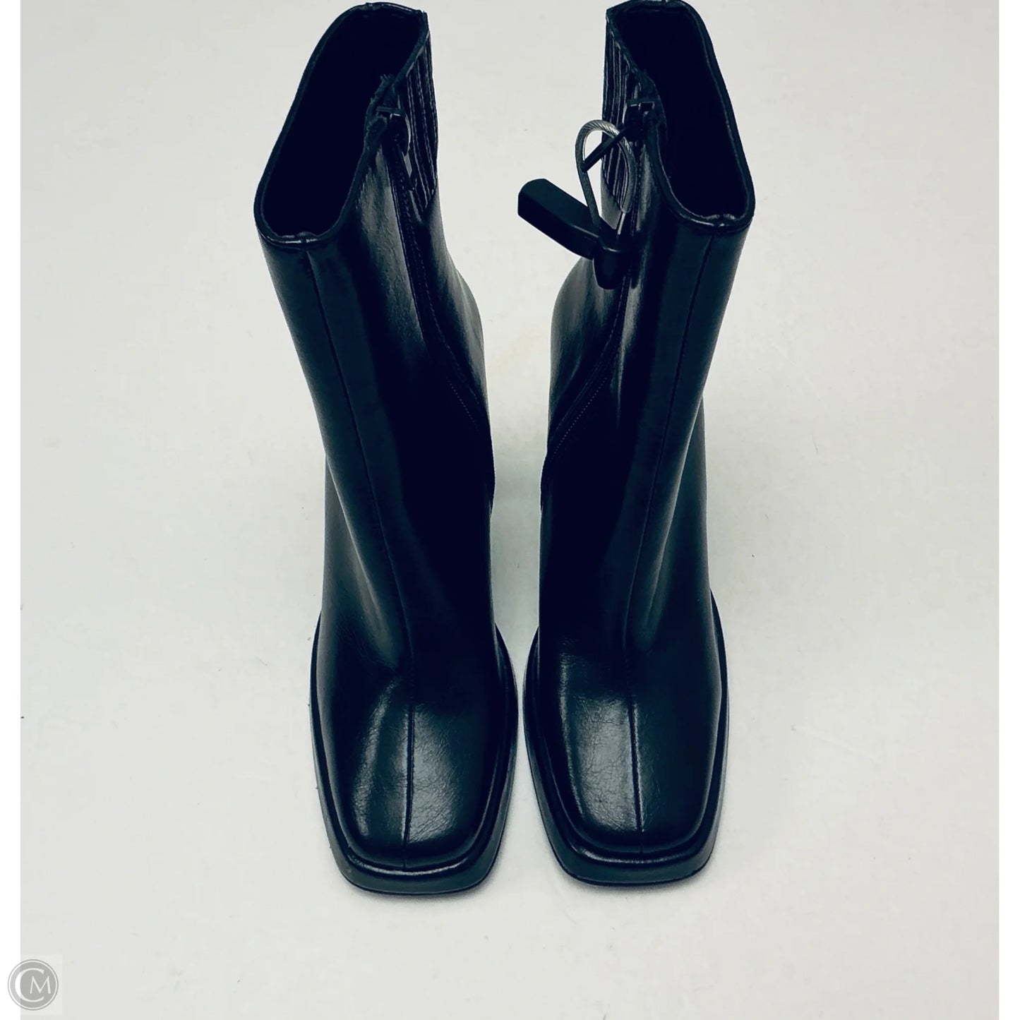 Boots Ankle Heels By Steve Madden In Black, Size: 6