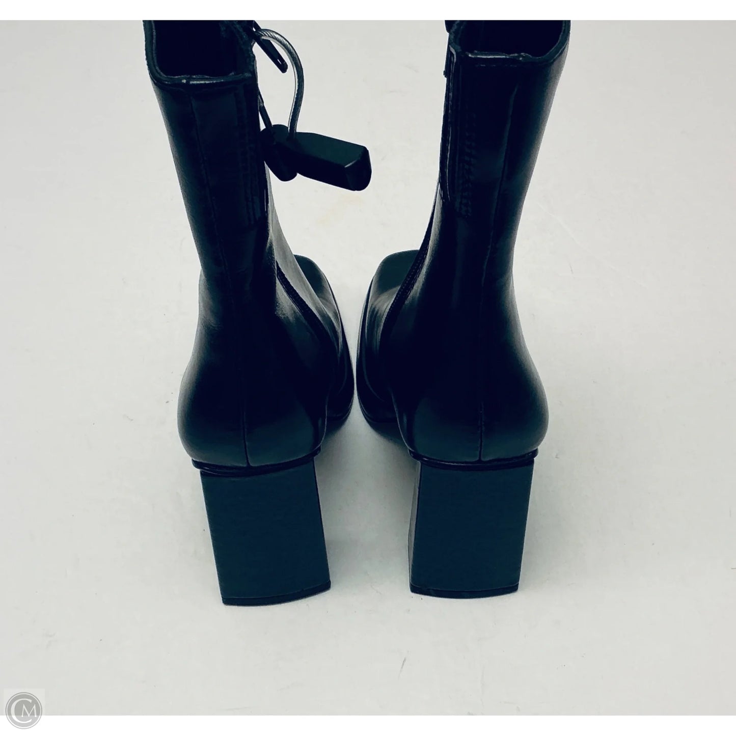 Boots Ankle Heels By Steve Madden In Black, Size: 6