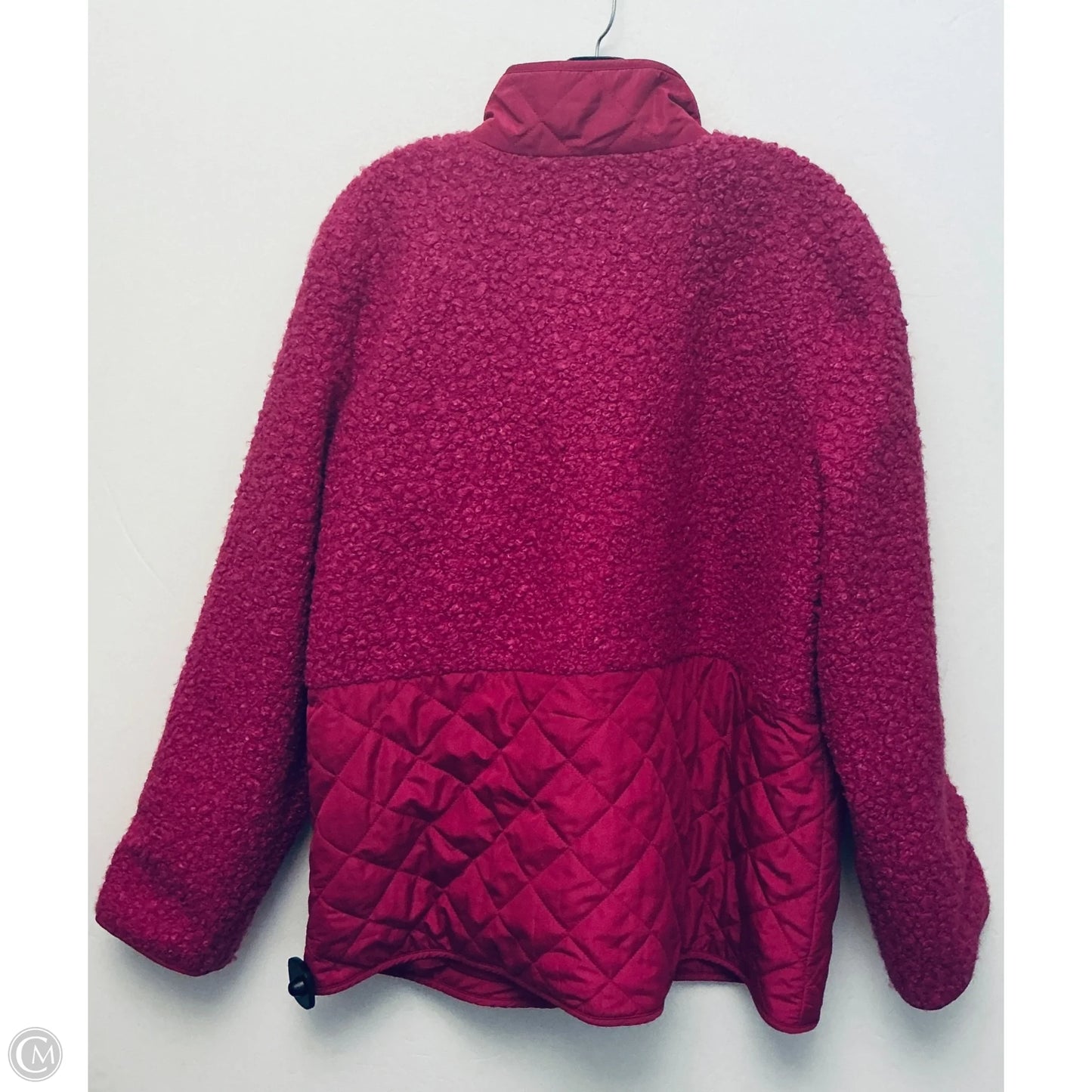Jacket Faux Fur & Sherpa By Charter Club In Pink, Size: Xl