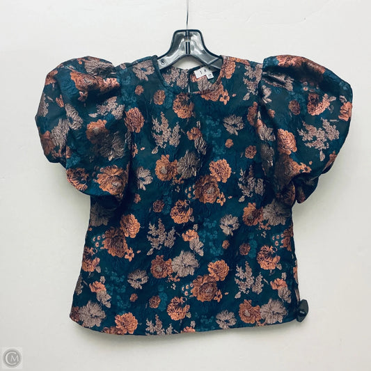 Top Short Sleeve By Thml In Floral Print, Size: Xs