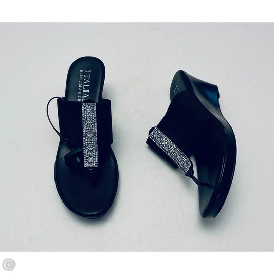 Shoes Heels Block By Italian Shoemakers In Black, Size: 8