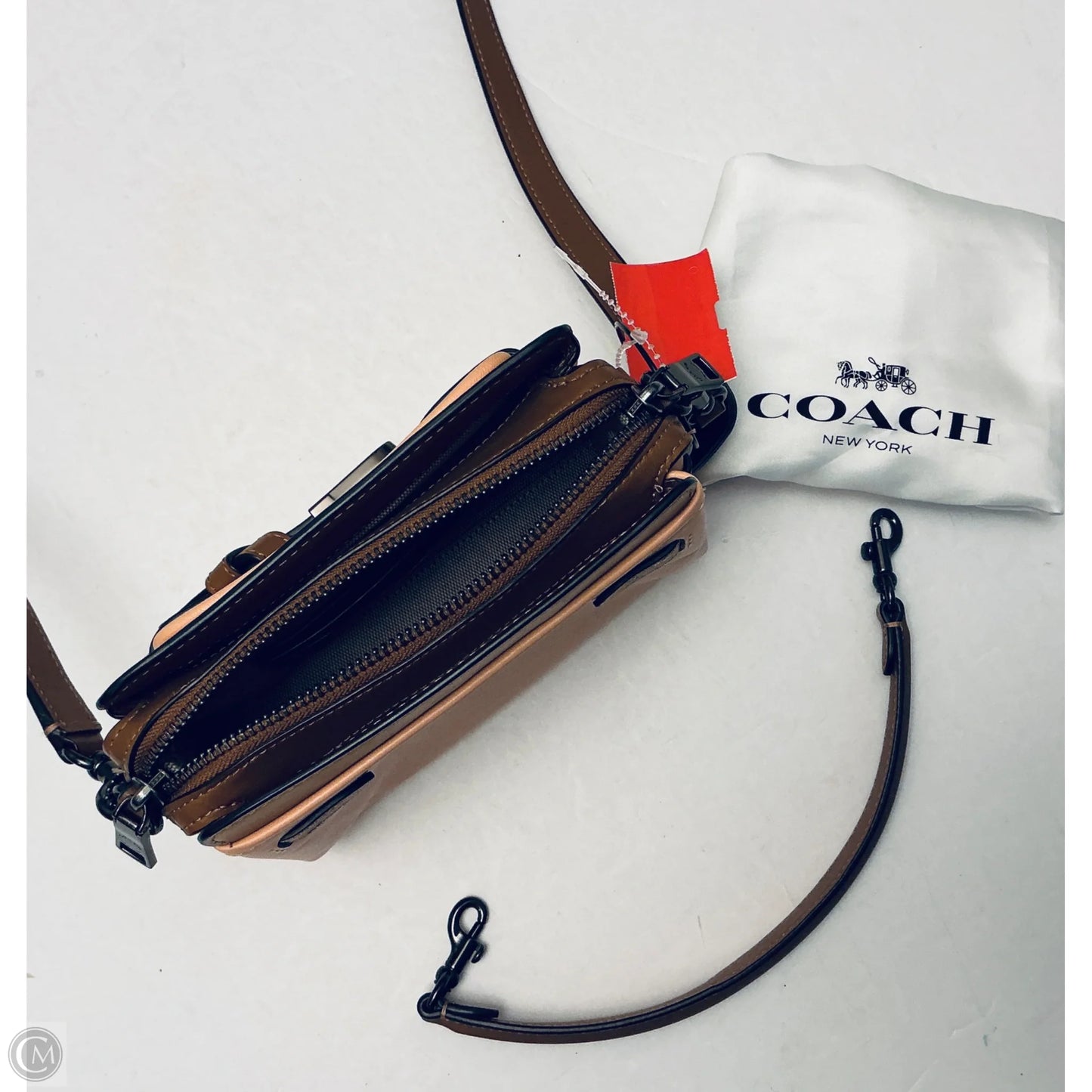 Crossbody Designer By Coach, Size: Small