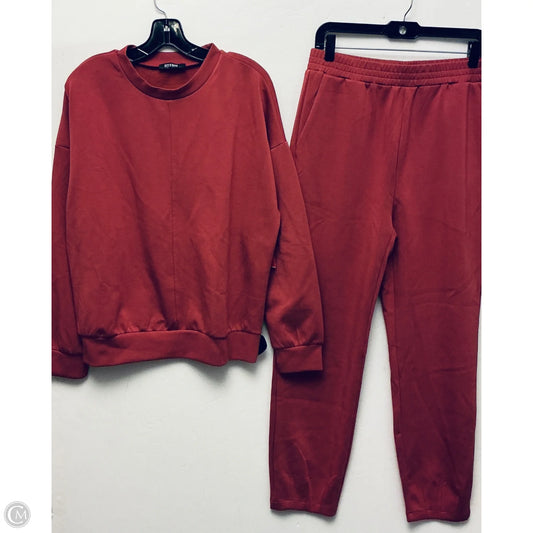 Lounge Set Pants By Btfbm In Mauve, Size: L