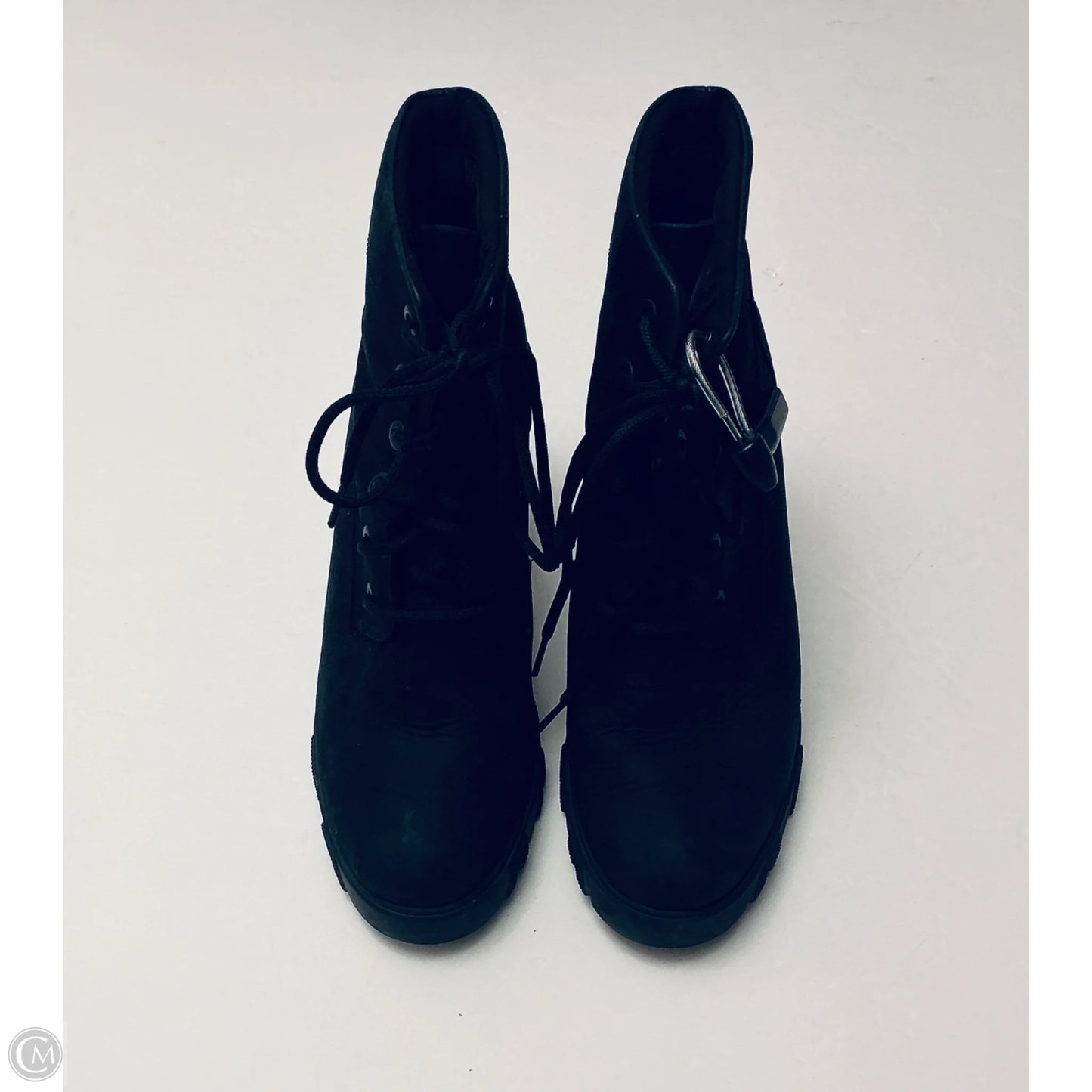 Boots Ankle Heels By Timberland In Black, Size: 10