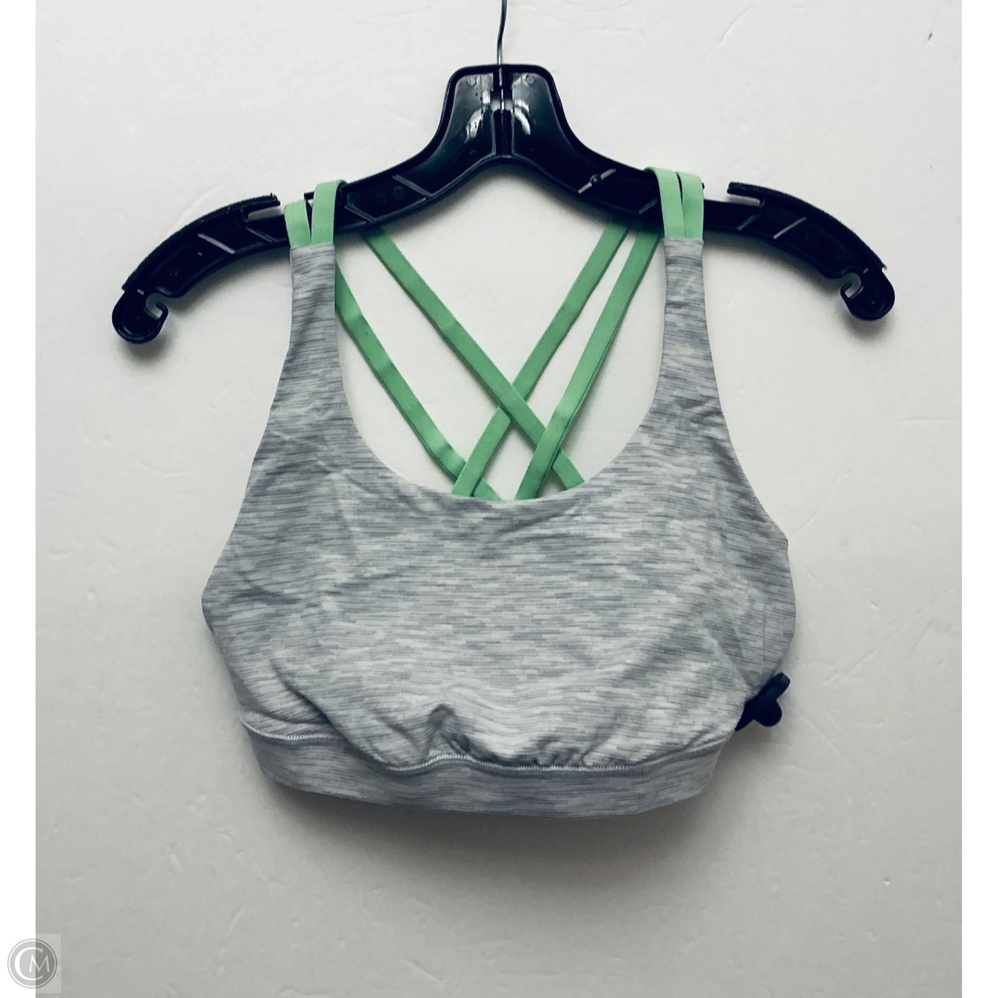 Athletic Bra By Lululemon In Grey, Size: 10