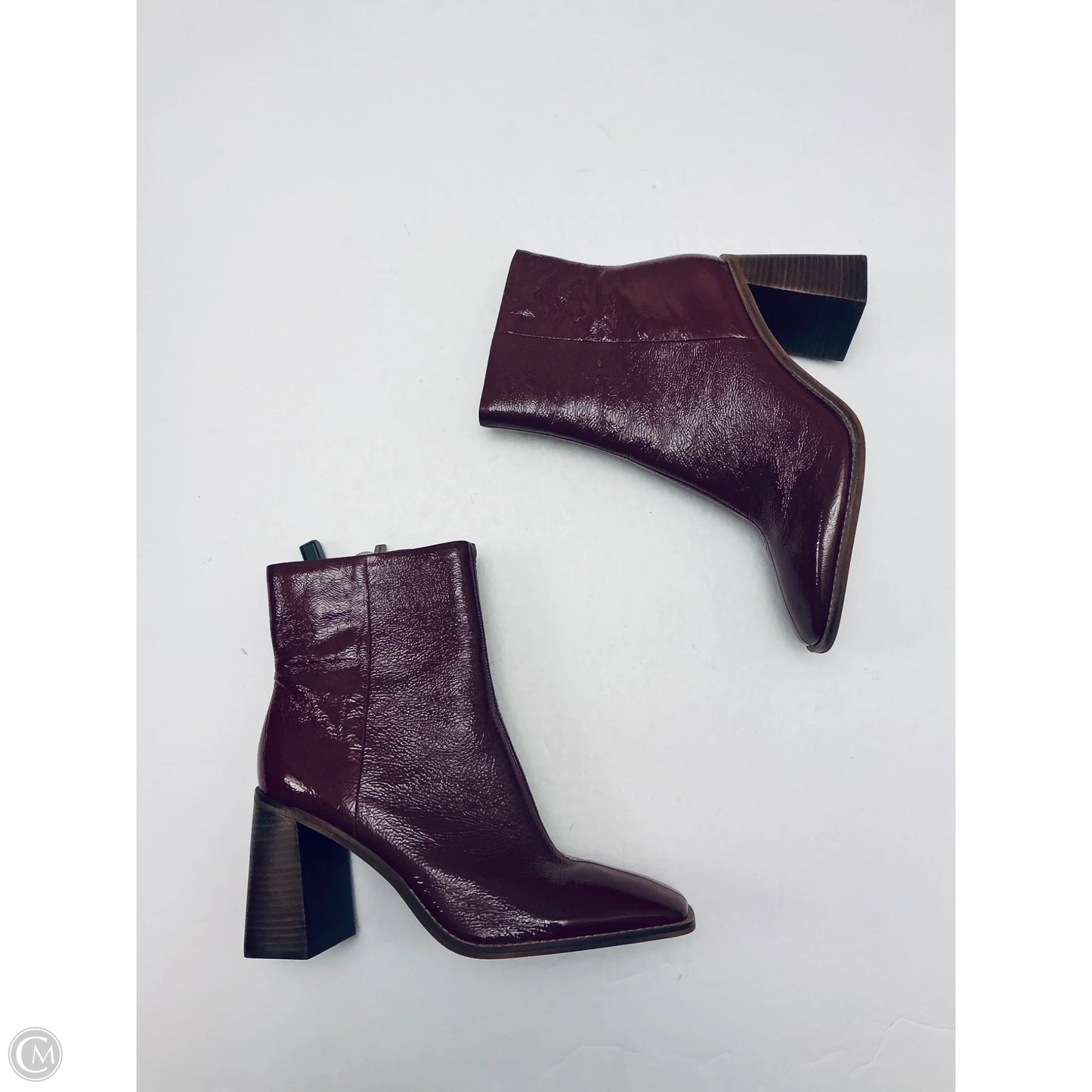 Boots Ankle Heels By Vince Camuto In Red, Size: 10