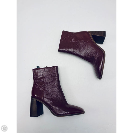 Boots Ankle Heels By Vince Camuto In Red, Size: 10