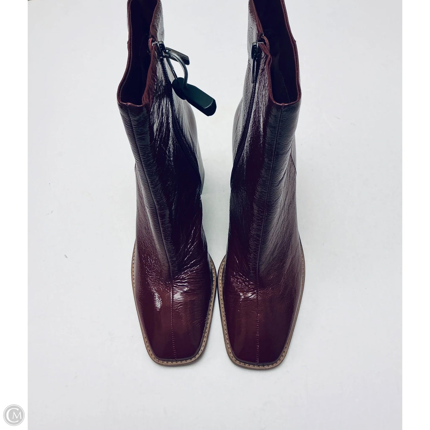 Boots Ankle Heels By Vince Camuto In Red, Size: 10