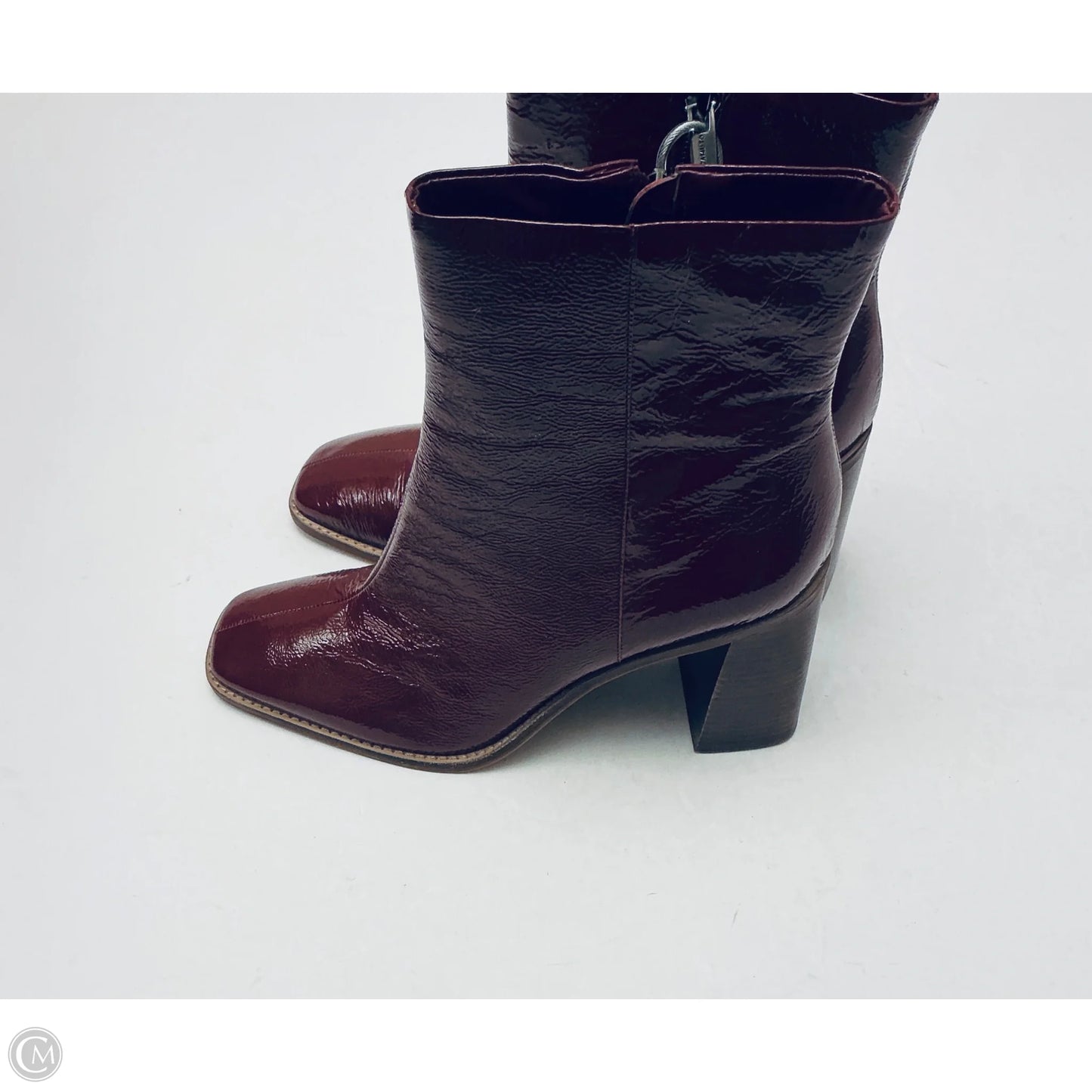 Boots Ankle Heels By Vince Camuto In Red, Size: 10