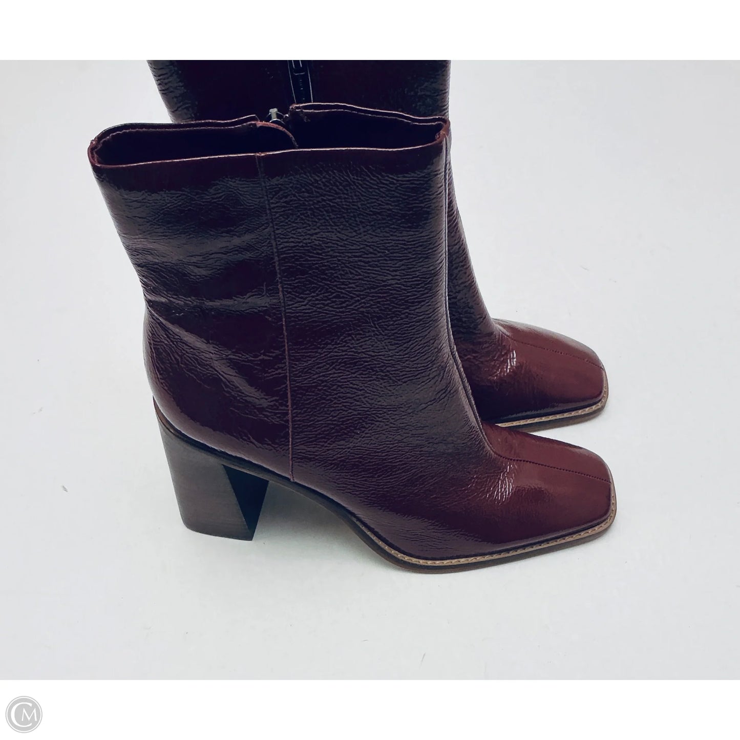 Boots Ankle Heels By Vince Camuto In Red, Size: 10