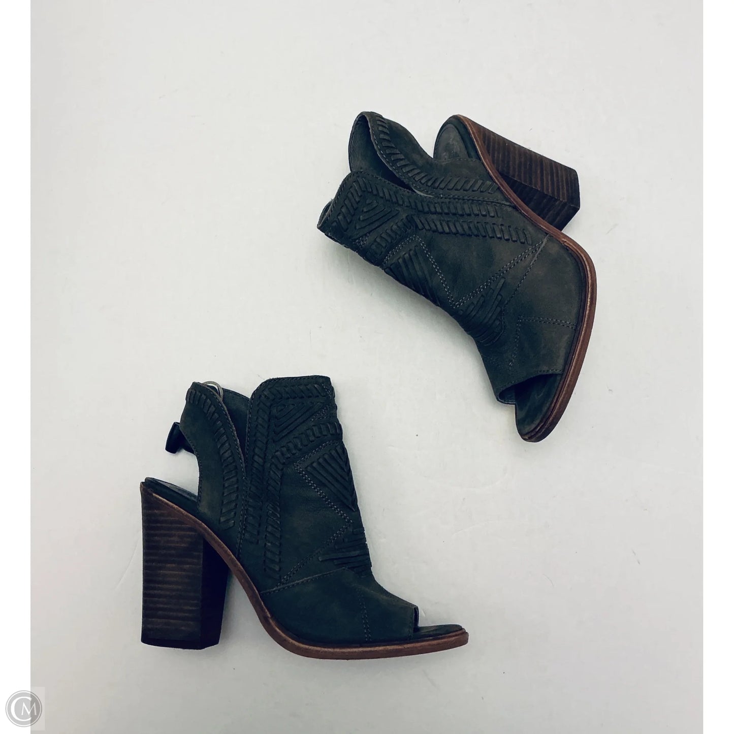 Shoes Heels Block By Vince Camuto In Grey, Size: 7