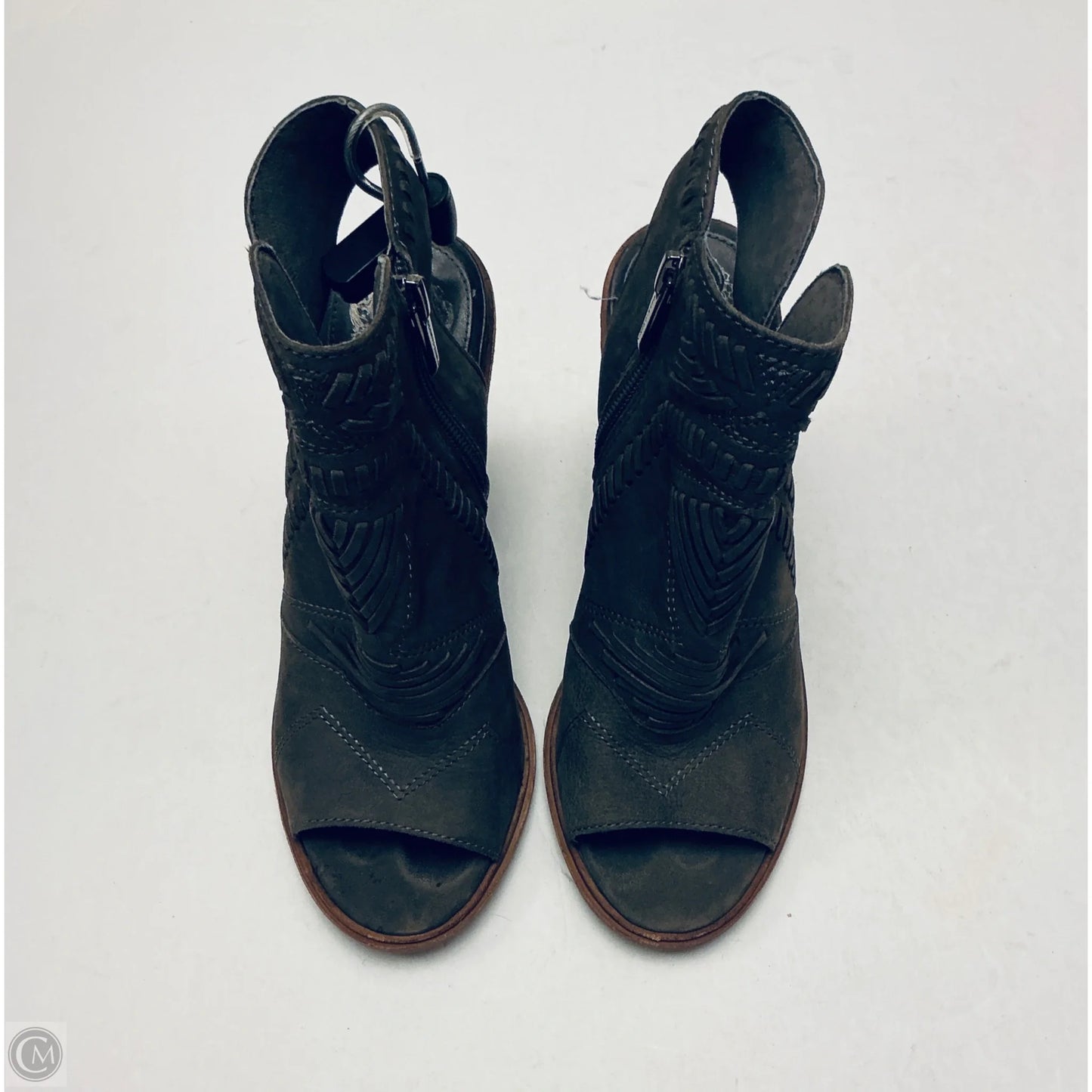 Shoes Heels Block By Vince Camuto In Grey, Size: 7