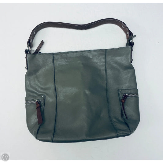 Handbag Leather By Clothes Mentor, Size: Medium