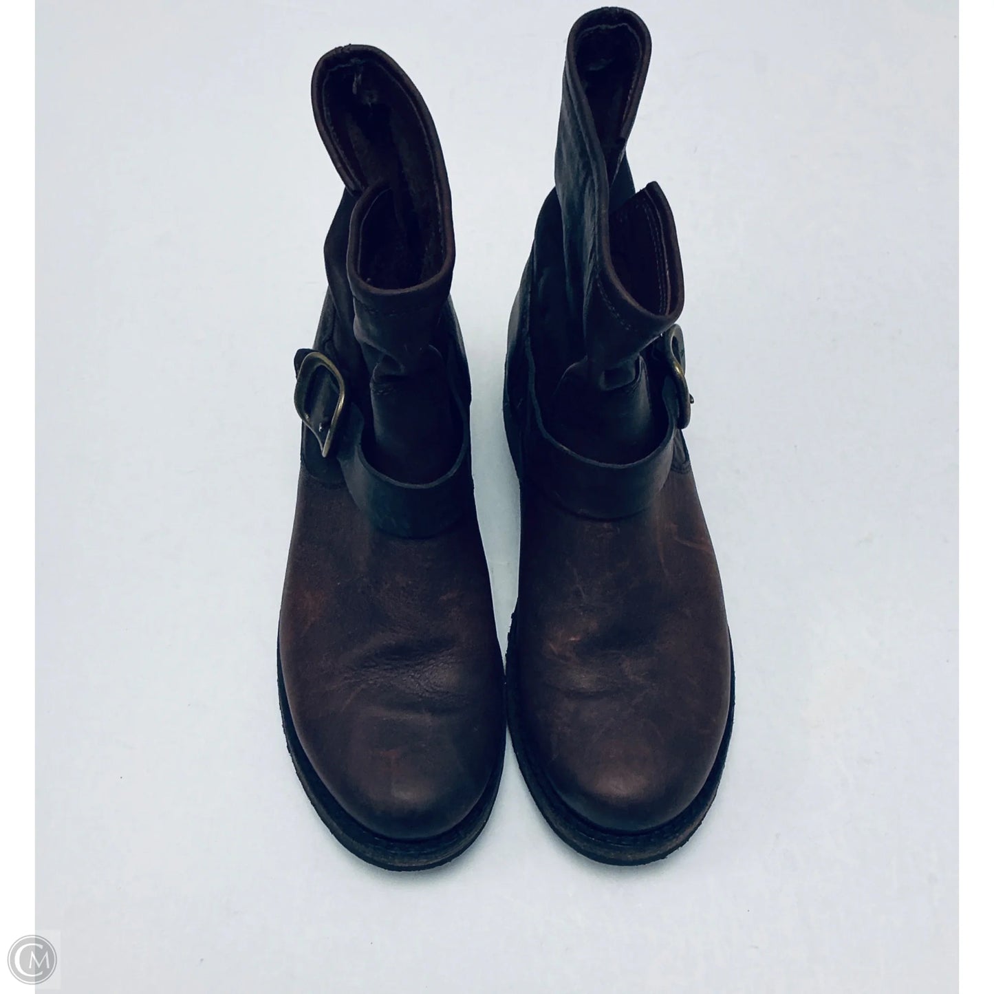 Boots Designer By Frye In Brown, Size: 7