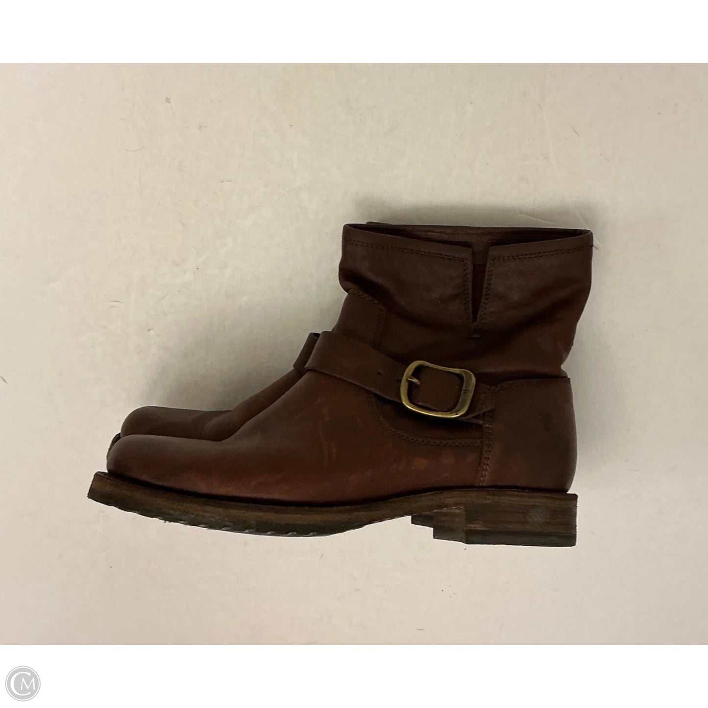 Boots Designer By Frye In Brown, Size: 7