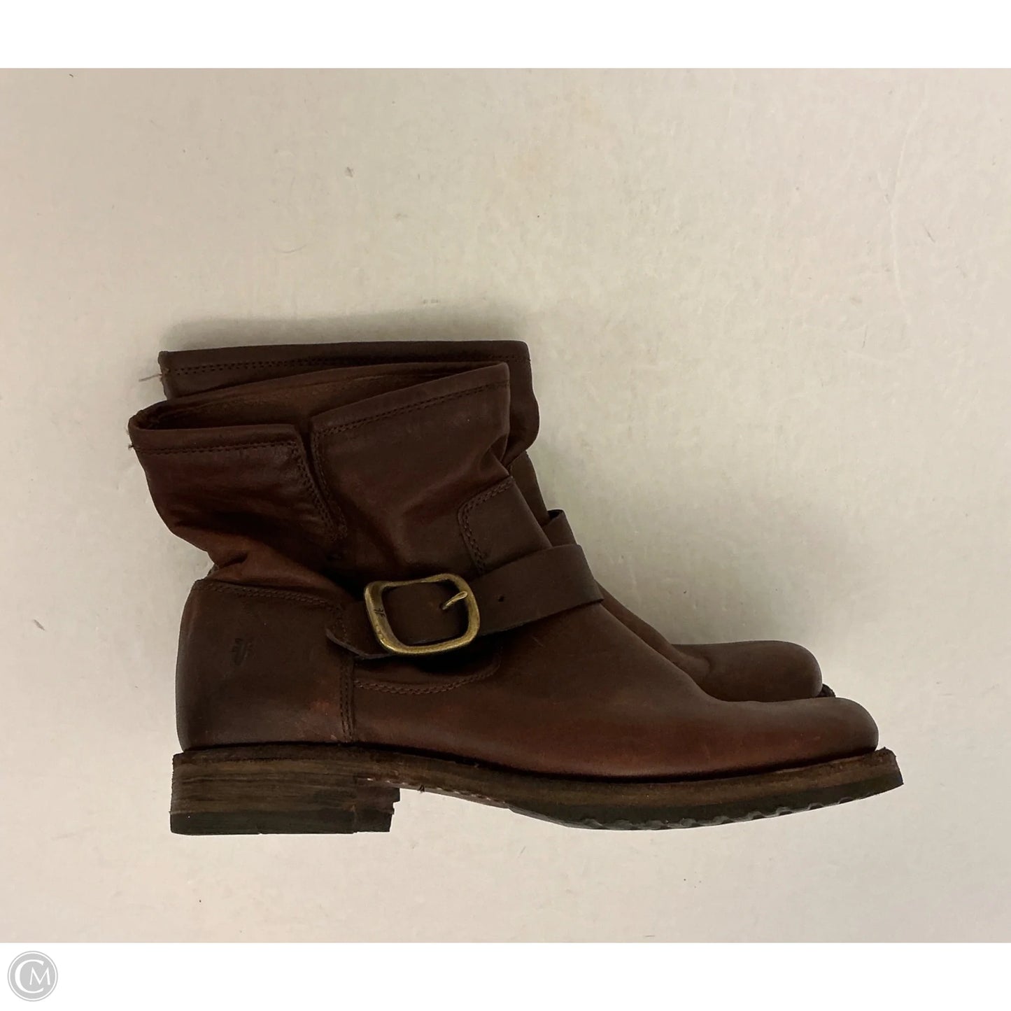 Boots Designer By Frye In Brown, Size: 7