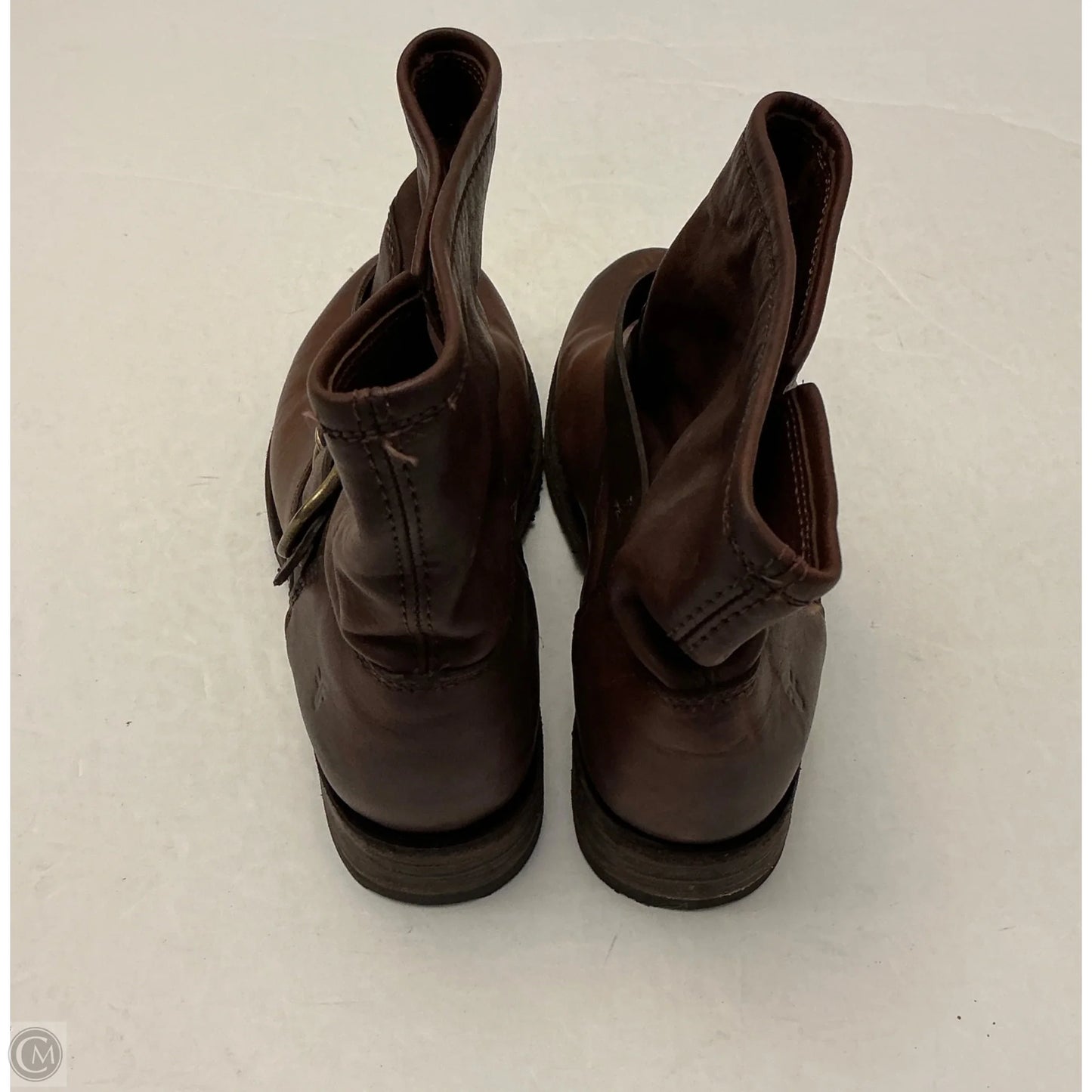 Boots Designer By Frye In Brown, Size: 7