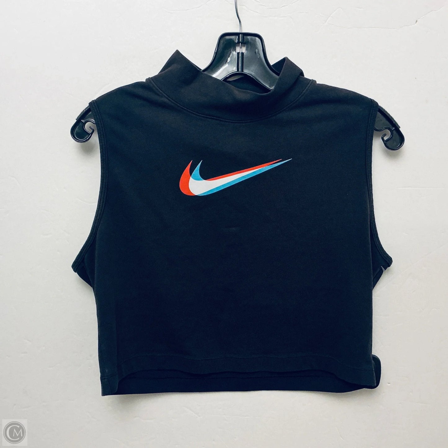 Athletic Tank Top By Nike Apparel In Grey, Size: L