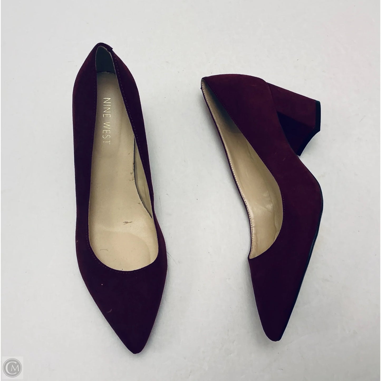 Shoes Heels Block By Nine West In Purple, Size: 6.5