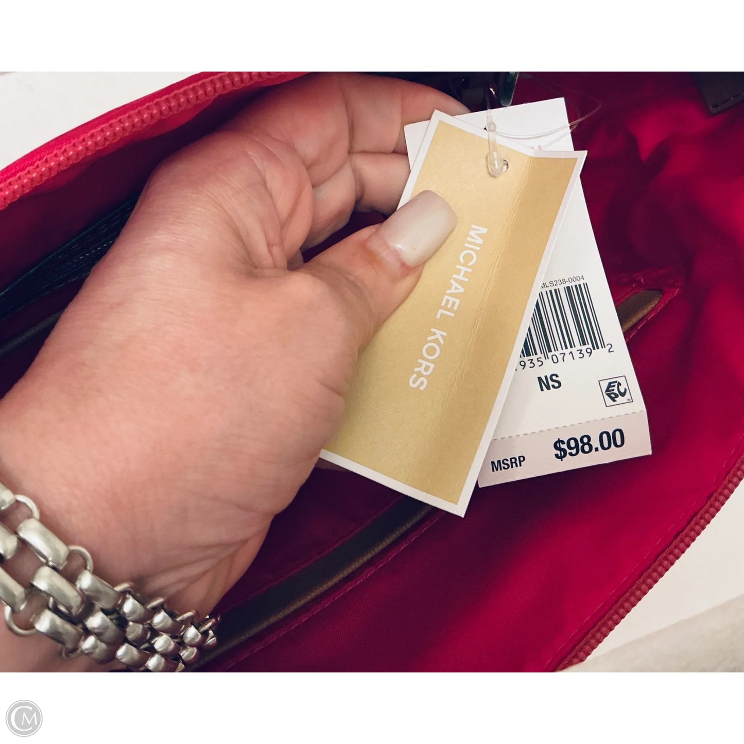 Tote Designer By Michael Kors, Size: Medium